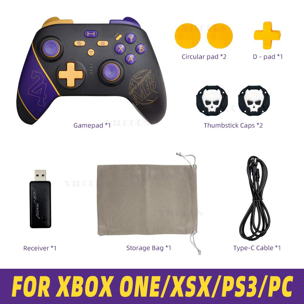 [Black Mamba] 2.4GHz Wireless Gamepads for Xbox One X/S Game Controller for Xbox Series X/S Win 7 PC Joystick with Macro Keys
