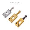 6 stücke Vintage Messing Gitarre Brücke String Sättel Elektrische Gitarren Zubehör