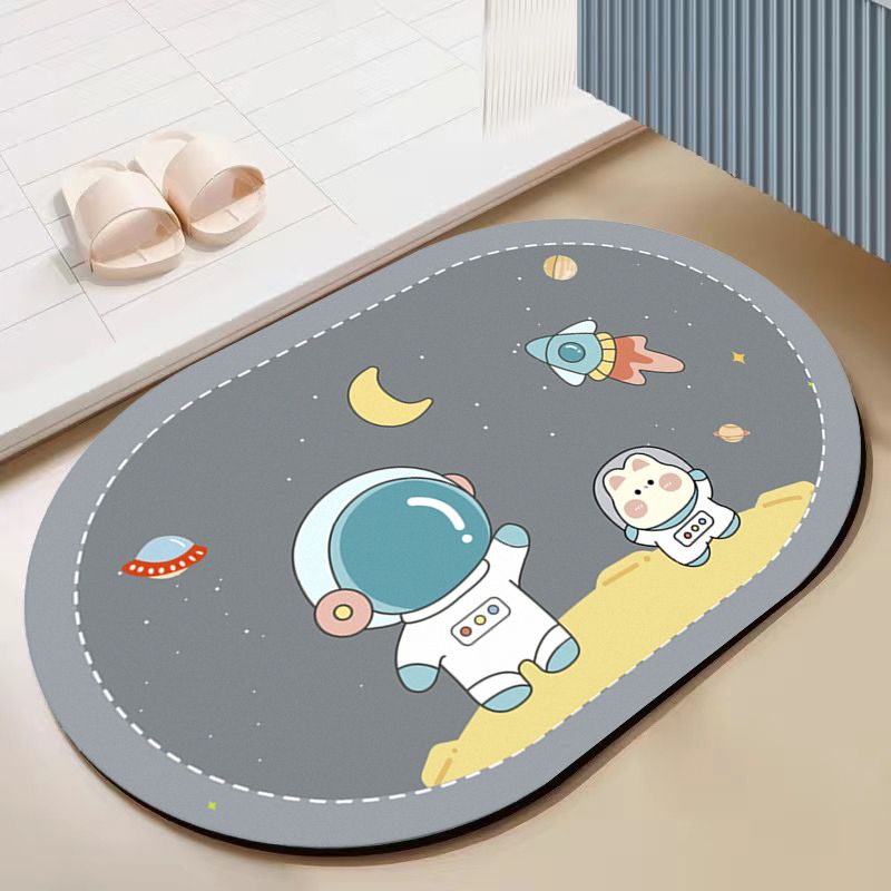 Diatom Mud Absorbent Mat, Bathroom Floor Mat, Quick-drying Bathroom Floor Mat At the Door