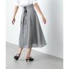 JILL by JILL STUART Skirt [Pre-order: Arrives mid- to late March] Women's Fukure Check Series Skirt, 125-3120021, Black