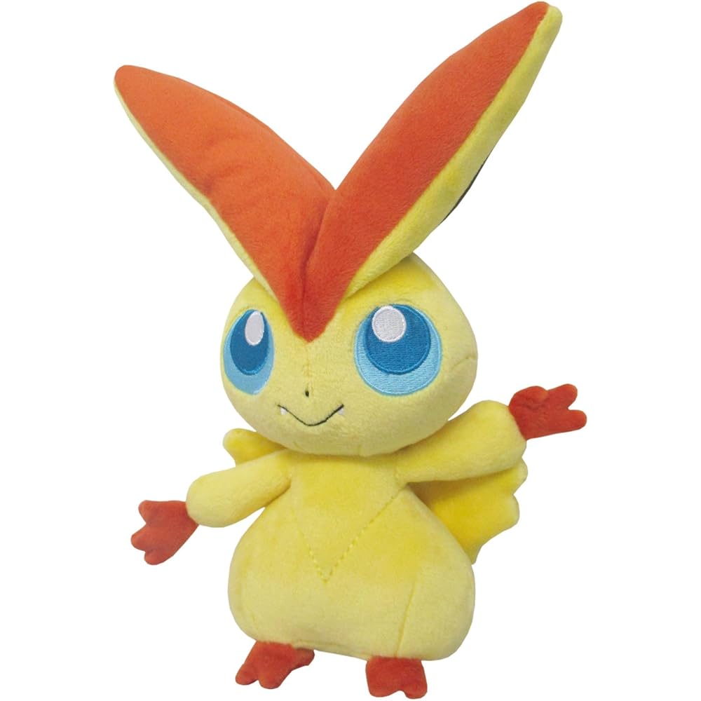 Sanei Boeki Pocket Monster All Star Collection Victini Plush Toy 16x7.5x23cm Pokmon