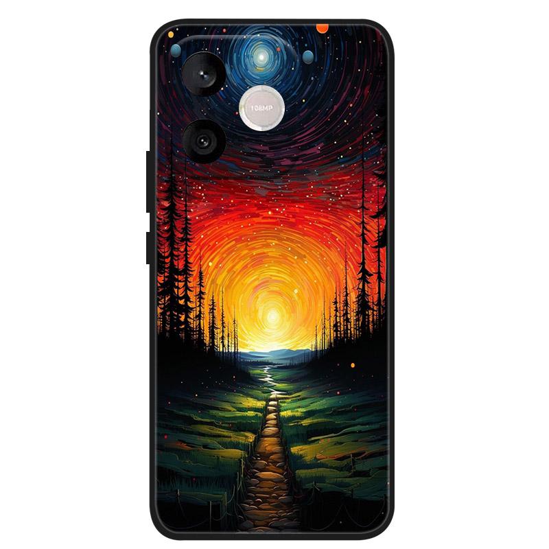 For Honor 600 Lite Case Luxury Painting Soft Silicone Back Cover LNA-NX1 Phone Casing For Honor 500 Smart TPU Shockproof Bumper