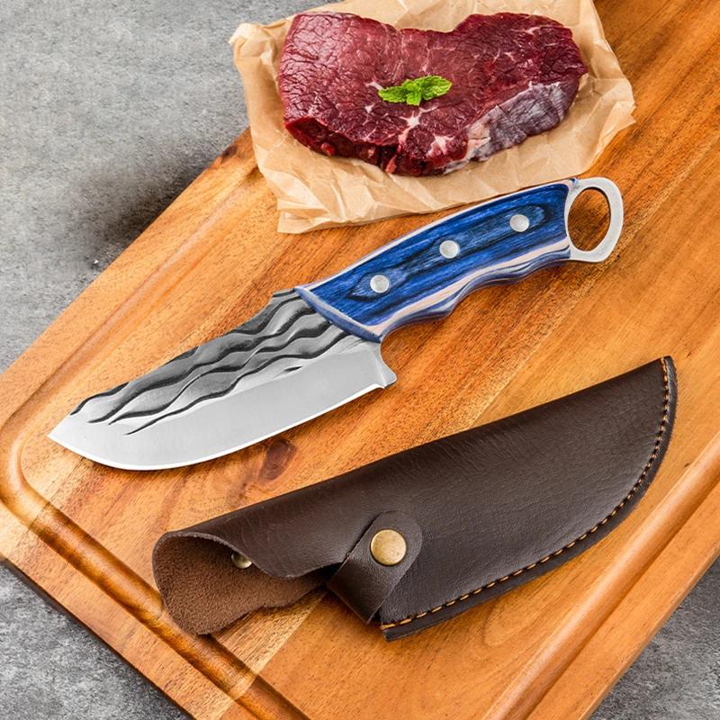 Küchenmesser geschmiedet Metzgermesser Ausbeinmesser Fleischerbeil Chef Angeln Kochen Cutter Werkzeug