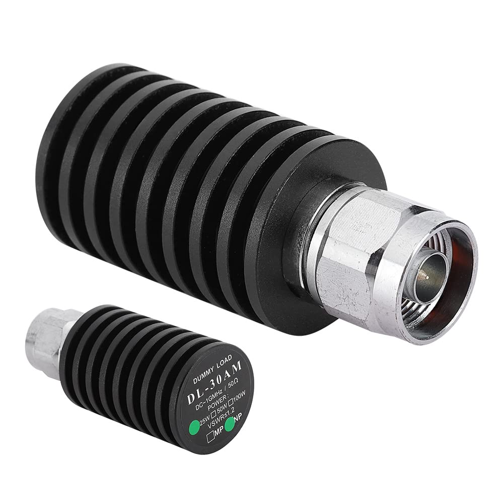 Antenna Dummy Load 50 Ohm Dummy Load DL 30A Antenna Dummy Load 1GHz 15W 50 Ohm Coaxial Terminator Test Radio (N Type)