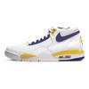 Nike Flight Legacy Lakers Herren-Sneaker, Weiß, Universitätsgold, Regency-Lila BQ4212-102