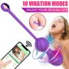 Wireless APP Remote Control Vibrators for Women Clitoris Nipple Stimulator Bluetooths Kegel Ball Sex Toy Female for Adult Couple