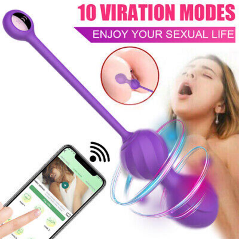 Wireless APP Remote Control Vibrators for Women Clitoris Nipple Stimulator Bluetooths Kegel Ball Sex Toy Female for Adult Couple
