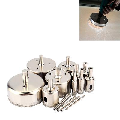 Glass Hole Opener /set 3‑70mm  Coated Hole Saw Drill Bit Cutter for Glass Marble Tile Glass Marble Tile Cutter