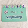 Budget Book 52 Week Binder Saving Challenge Reusable Cash Planner Envelope Couple Money Saving Organizers Cash Stuffing