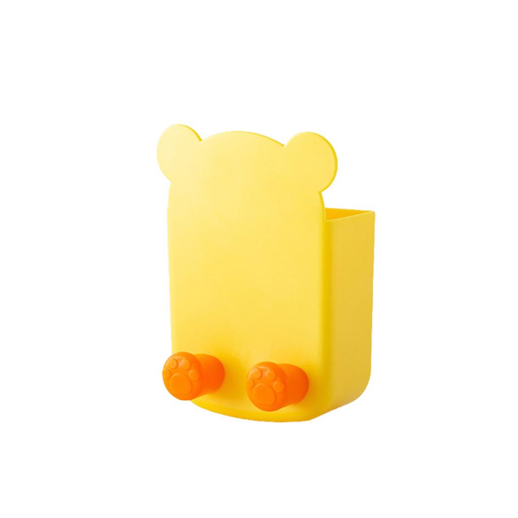 

Пульт от кондиционера Органайзер для смартфона Гостиная Спальня Кухня Самоклеящийся Держатель для пульта Удобное хранение жёлтый