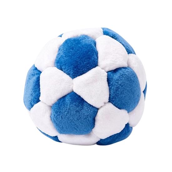 Soccer Sandbags, Soft Plush Football Sack with Spiral Fill, Portable Stress Relief Toy for Kids Adults for Outdoor Fun Foot Coordination Training