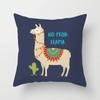 Cartoon Alpaca Decorative Pillowcase Living Room Office Home Pillowcase Car Ornaments
