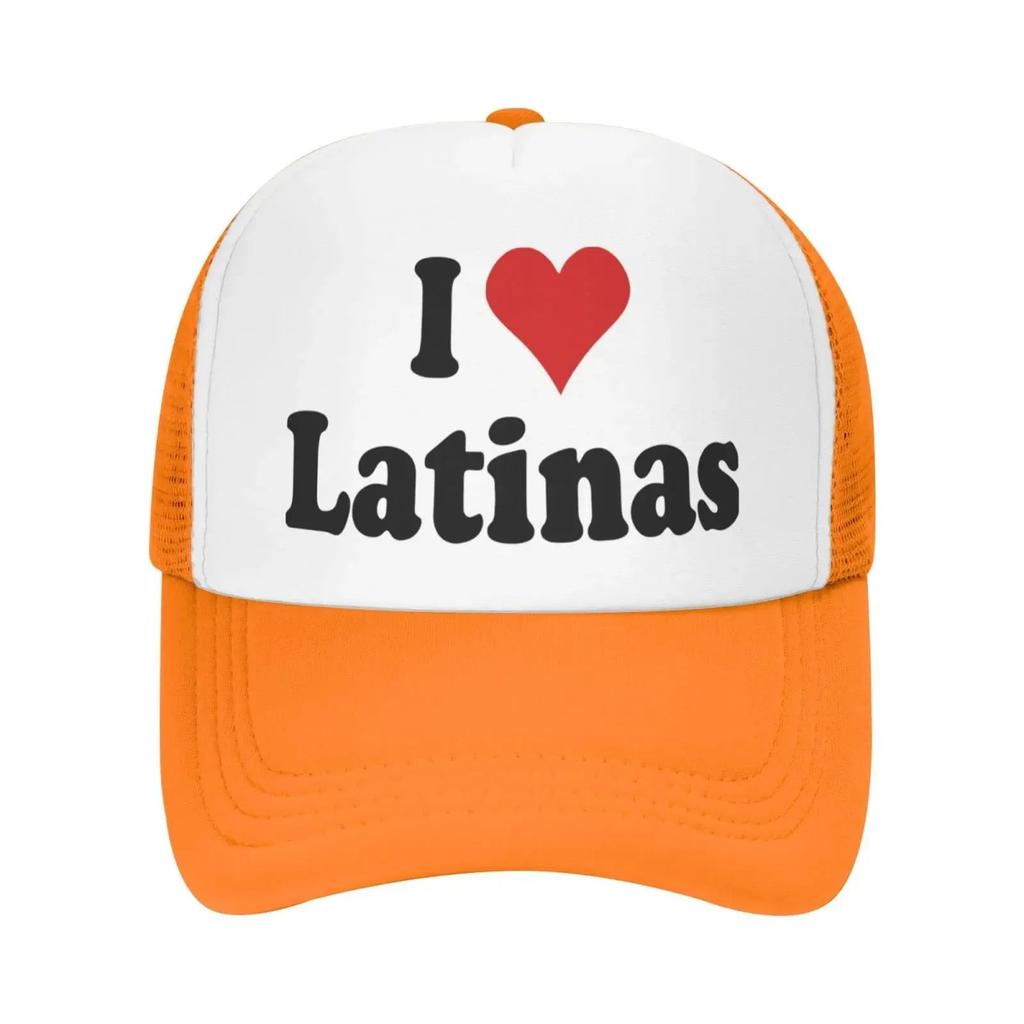 Mi Piacciono le Latina Cappellino da camionista Regolabile Rete Cappellino da baseball Casual Poliestere Estate Stile Sportivo Esterno Protezione Solare Moda