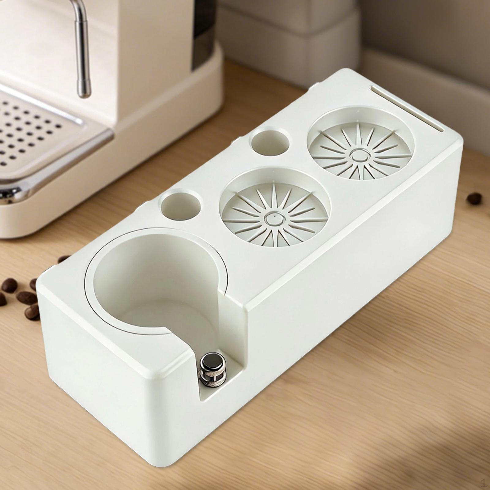 

Press Stand, Multifunctional Accessories for Organizing Coffee Utensils on Countertops And . білий