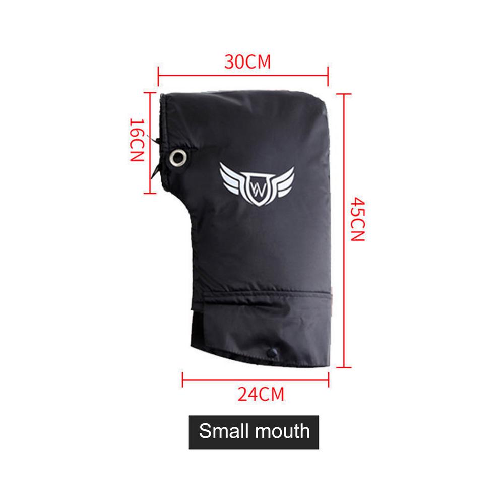 Руль для мотоцикла со светоотражающей полосой, ветрозащитные, из ПУ, зимние, толстые, теплые, накладки на руль, термочехол, перчатки, универсальные