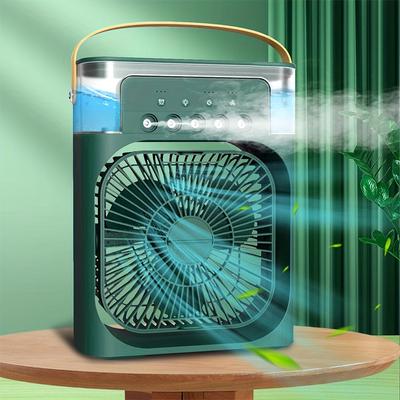 3 In 1 Fan AIr Conditioner Household Small Air Cooler LED Night Light Portable Humidifier Air Adjustment Fan Office Home Fan New