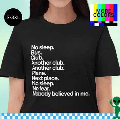 No Sleep Bus Club Another Club Lady Gaga Shirt S-3XL Unisex Short-Sleeve