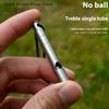 1PC Titanium Alloy Emergency Whistle With Cord Outdoor Survival Safety Whistle Camping Hiking Trip Exploring Whistle