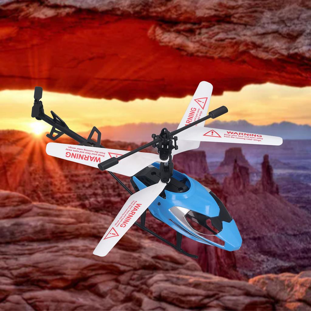 2.5 Channel RC Helicopter Rechargeable Flexible Remote Control Aircraft Toy with Light for Kids Adults