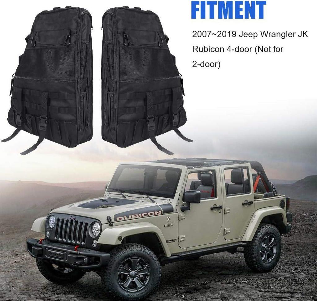 Wrangler 2/4-Door Multi-Functional Roll Bar Storage Tool Bag
