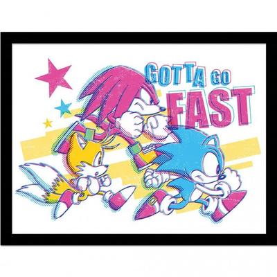 Gotta Go Fast Framed Poster