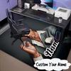 Custom Name Scarface Rug for Living Room, Game Rooms, Office, Bedroom, Floor Mat Playful Design, fan gifts Christmas decor