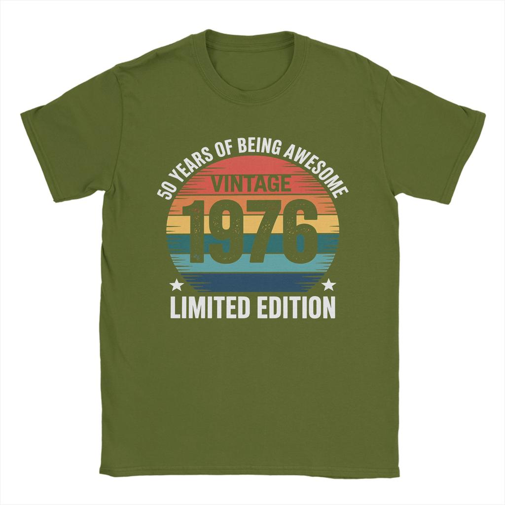 Born In  Vintage Age  Years Old Funny Th Birthday TShirt Summer YK Retro T Shirts Cotton Fashion Tshirt For Unisexs Tees