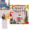 Blue Red Festive Rain Curtain For Indoor Christmas Decorations And Party Scenes