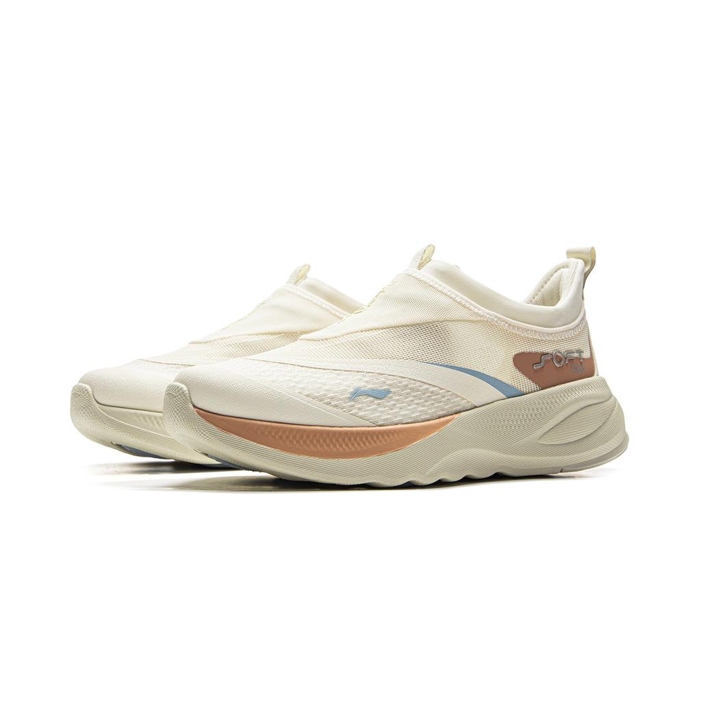 Li Ning Soft Go 2 Retro Versatile Fashion Classic Shock Absorption Non-Slip Wear-Resistant Breathable Low-Top Casual Shoes AGLV006-15