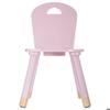 Chaise enfant DOUCEUR - Rose - L 32 x P 31,5 x H 50 cm