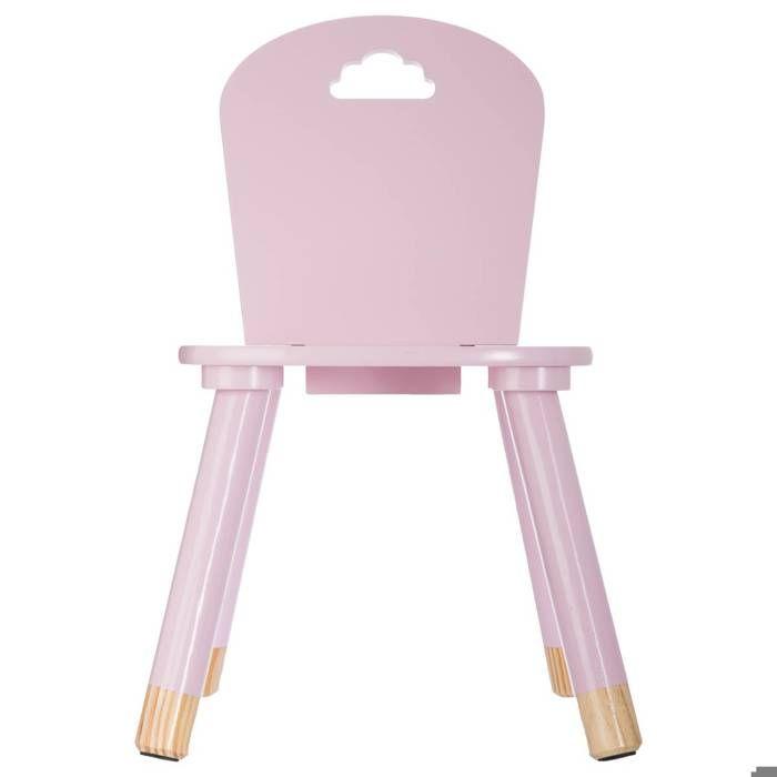 Chaise enfant DOUCEUR - Rose - L 32 x P 31,5 x H 50 cm