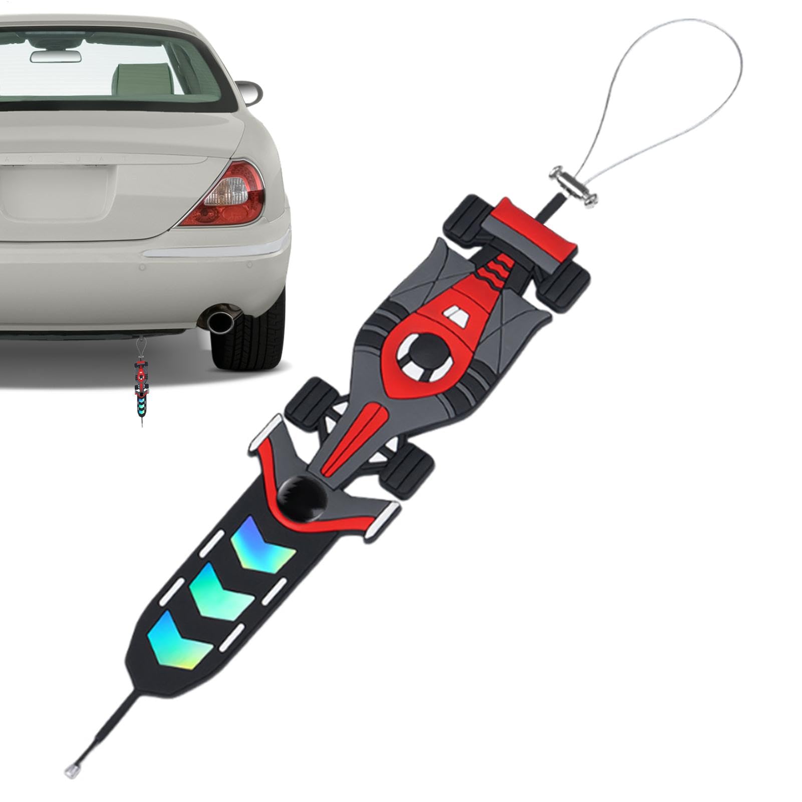 

Jinyilwn Car Earth Strap, Car Static Belt,Racing Car Shape Electrostatic Strip | Vehicle Static Please refer to the description