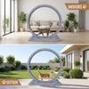 Roue d'exercice pour chat Roue de tapis de course pour animal de compagnie Jouet d'escalade pour chat Tapis de course silencieux avec tapis amovible pour intérieur/extérieur Fourniture pour animaux de compagnie