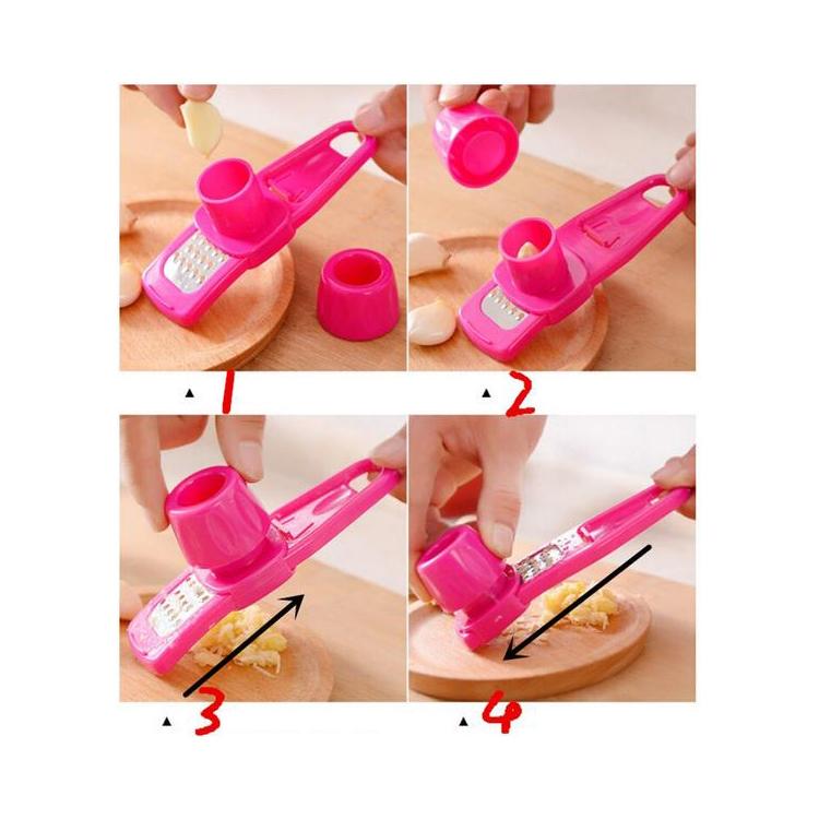 Multifunction Garlic Press Mini Ginger Grinding Grater Slicer Cutter Kitchen Accessories