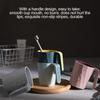 2/3 Tooth Cup Plastic Anti-slip Tooth Mug 301 To 400ml Bathroom Toothbrush Holder Washing Cup  Light Blue