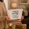 Trousse de toilette - PLANETEE - J'peux pas minimaliste - Beige - 100% coton - 3 L
