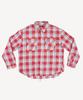 Ipialleieo Raw-Cut Washed Check Shirt