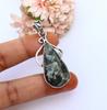 Seraphinite Pendant Seraphinite Necklace Large Seraphinite Gemstone Pendant
