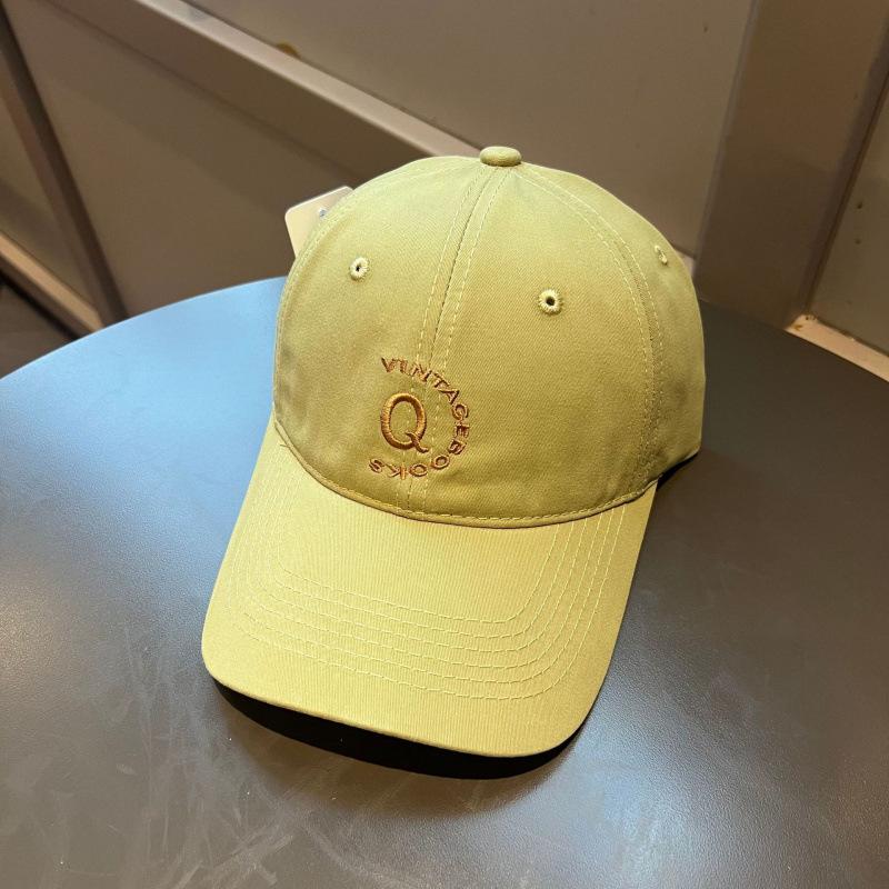 New Embroidered Alphabet Baseball Cap Versatile Children's Sunscreen Cap Leisure Trend Brand Student Cap Sun Hat
