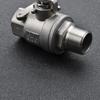 1/2"–1" DN15 Two-Piece 304 Stainless Steel Ball Valve with Internal and External Thread