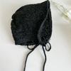 Zhao Lusi's Korean-style Versatile Fashion Hollow-out Lace-up Hat, Casual Jacquard Headwrap Hat, Spring-summer Fisherman Hat
