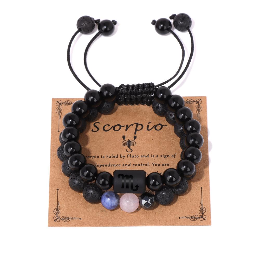 JYL TS Bracelet Men's Zodiac  Set Aligns Cosmic Energies For Favorable Outcomes