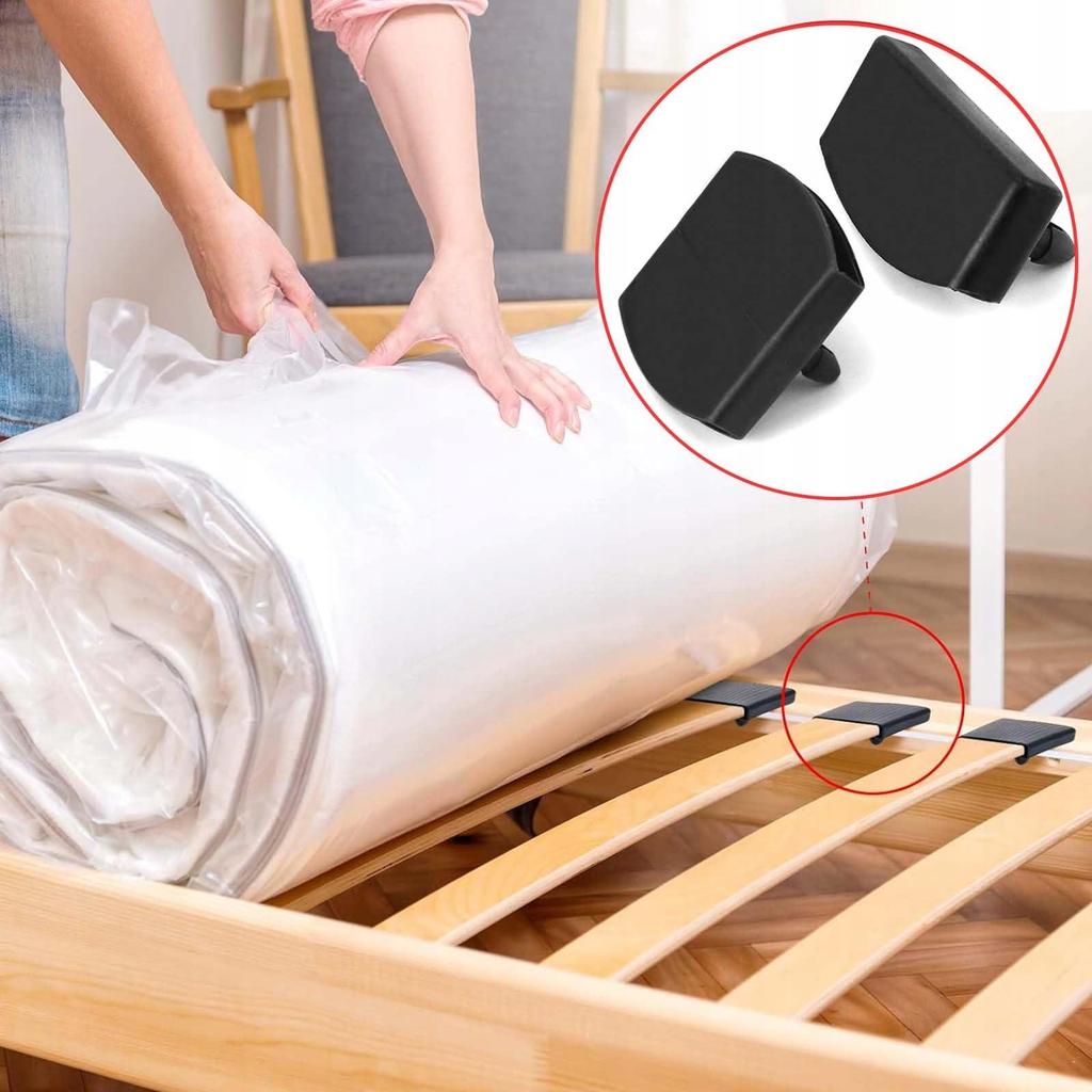 36X WYMIENNE UCHWYTY NAKŁADKI NA POŁAMANĄ LISTWĘ STELAŻ ŁÓŻKA do SYPIALNI