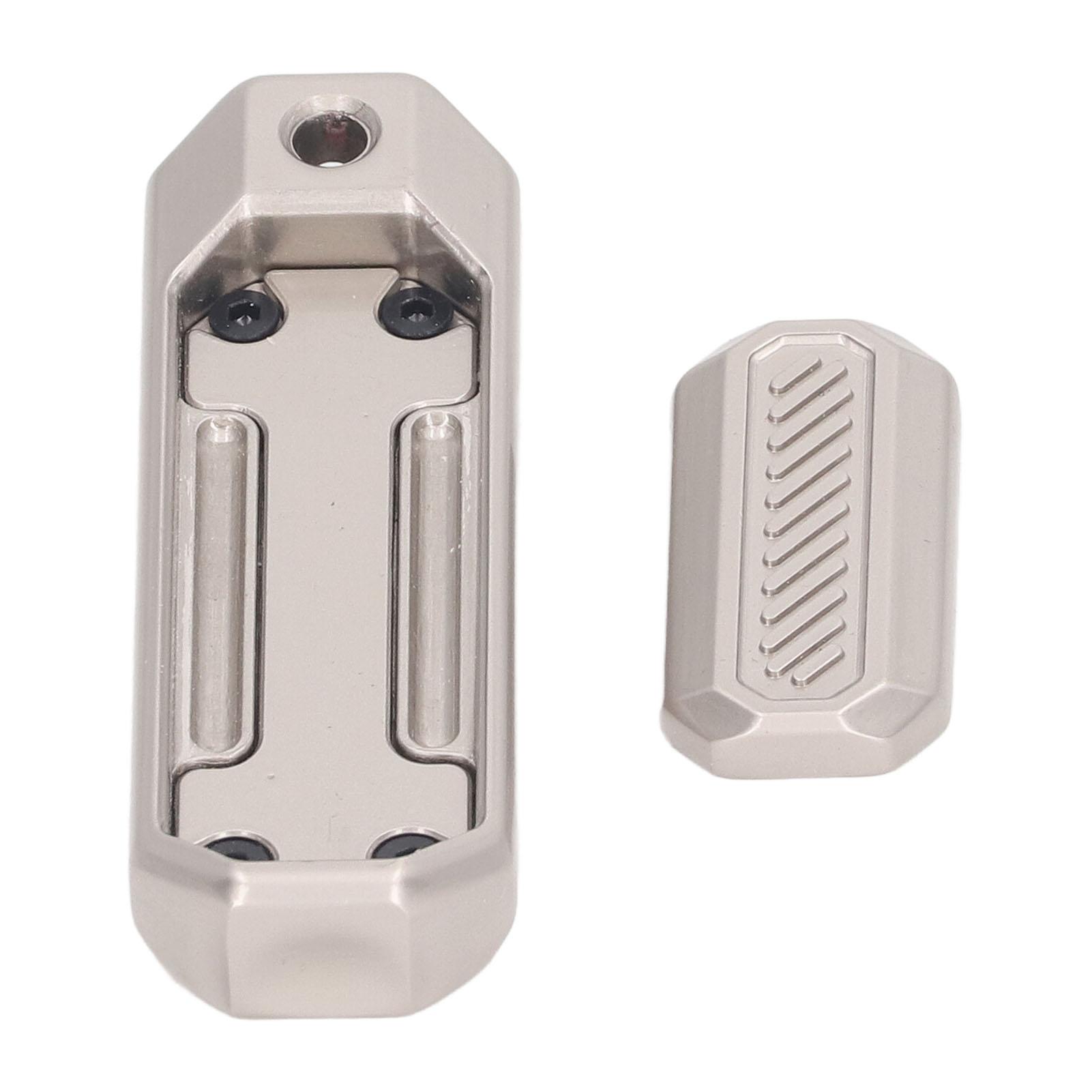 Metal ADHD Push Slider Toy Adult   Ergonomic Magnetic Anxiety Stress Relief Slider Sensory Toy
