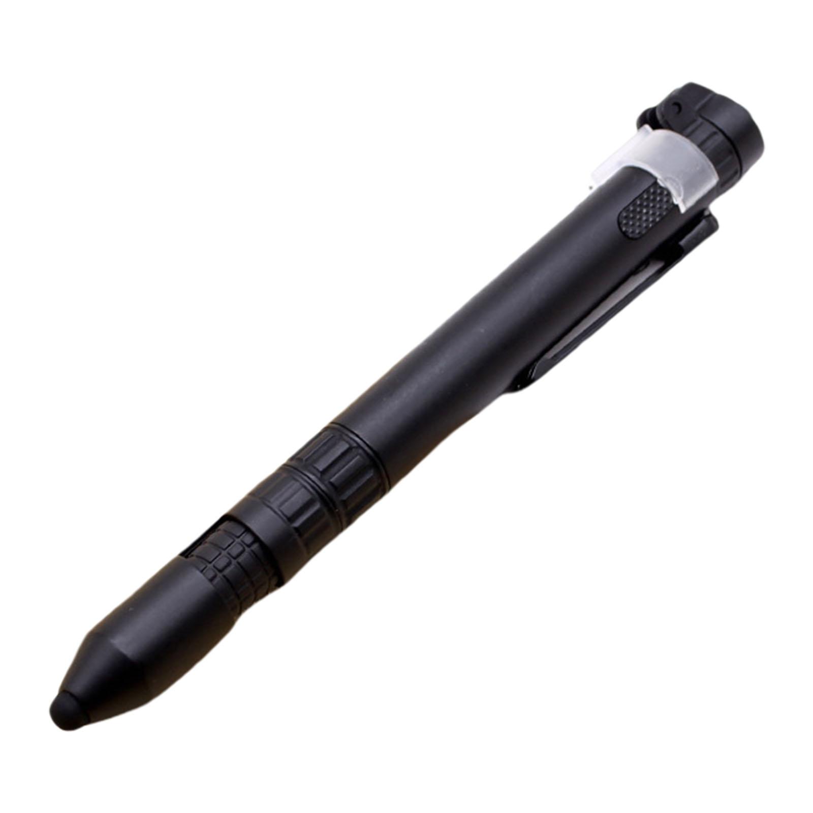 

Multifunctional 5 in 1 Ballpoint Pen Multitool Pen with Compasses LED Light Touchscreen Pen Screwdriver and Phone Holder