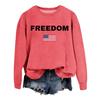 Women's Fashionable Casual Round Neck Loose Printed Long Sleeved Sweatshirt