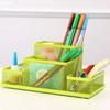 3/4 Grid Pencil Storage Box Large Capacity Desk Stationery Organizer  Office School Supplies