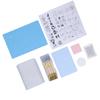 Rubber Stamp Carving Blocks Set A5 Blue Pad Incisive Knife DIY Comfortable Handle Washable Printing
