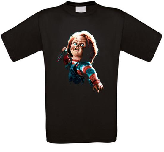 Chucky Killer Doll Childs Play Horror Cult Movie TShirt All Sizes NEW Unisex T-Shirt L