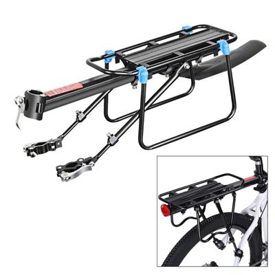Portaequipajes trasero para bicicletas de 20 a 29 pulgadas, portaequipajes de aleación de aluminio, soporte para bolsas de sillín con herramientas de montaje